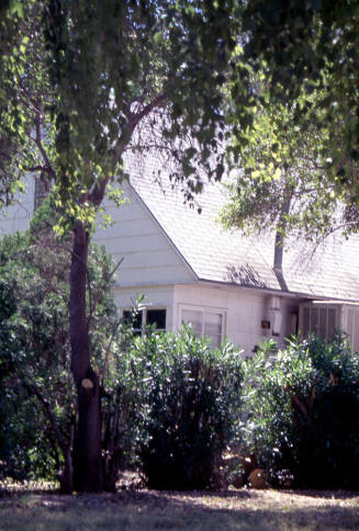 Corner of residence, 1110 S. Farmer Ave.