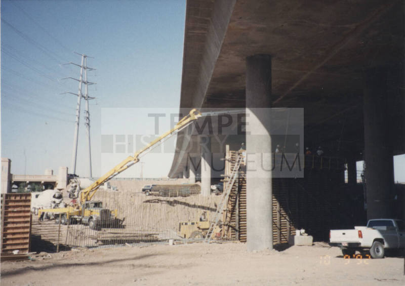 Retaining Wall Northeast-1 Pour - Under Papago Freeway