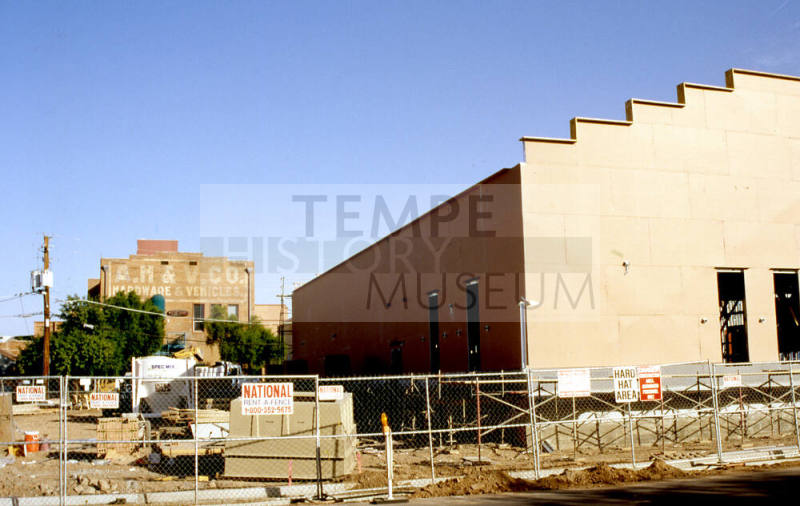 Ellingson Warehouse during reconstruction