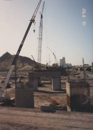 Piers 3 Through 7 Construction at East Looking South