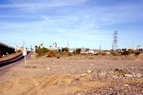 Mill Ave. Roadway Through Dry Salt River