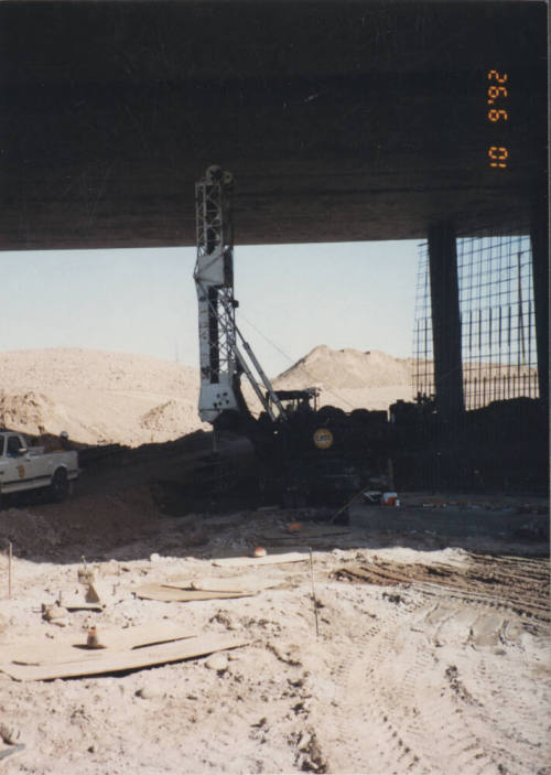 Drilling Shafts (48"0) Northbound Access Road Bridge