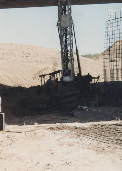 Drilling Shafts (48"0) Northbound Access Road Bridge
