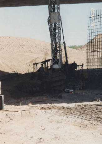 Drilling Shafts (48"0) Northbound Access Road Bridge