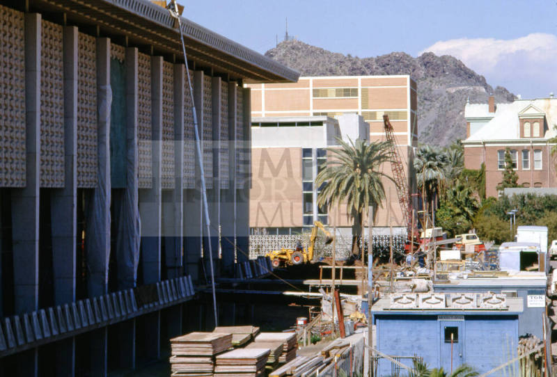 ASU Hayden Library Construction