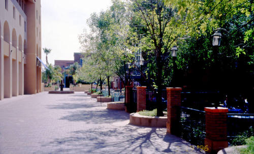 Alley west of Tempe Mission Palms