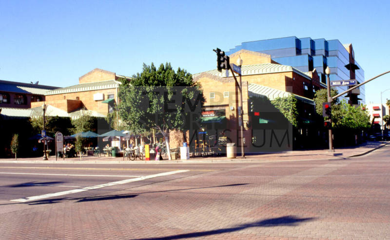 Hayden Square from corner of 3rd St. and Mill Ave.