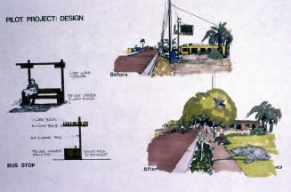 Color Rendition of Apache Blvd. Beautification Design