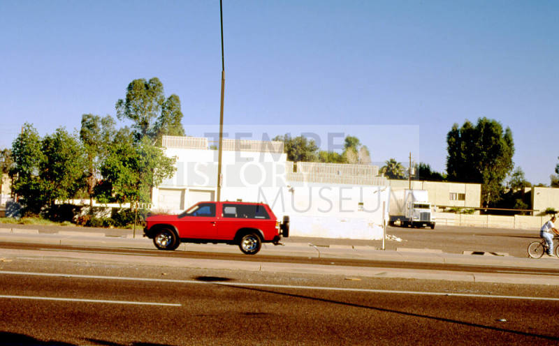 Northeast Corner of  Apache Blvd. and Dorsey Lane.