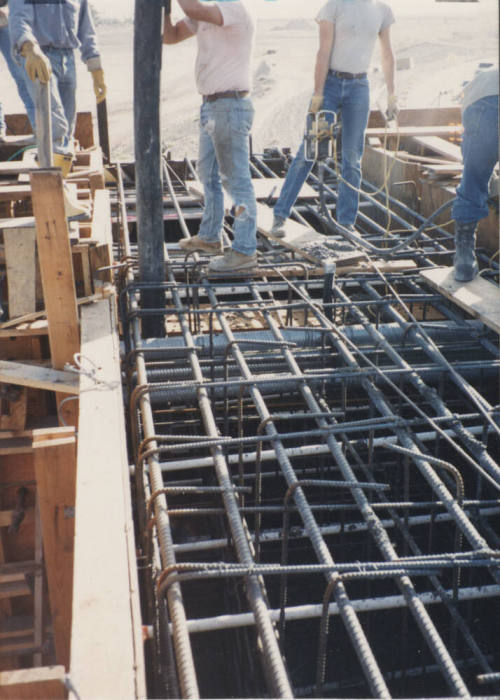 Pier 2 Diaphragm Pour