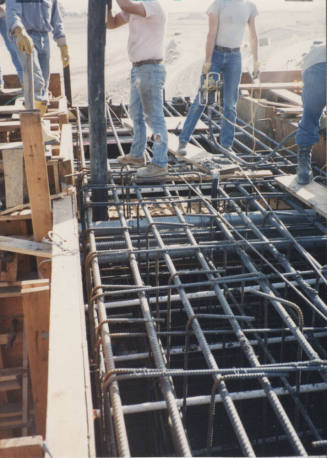 Pier 2 Diaphragm Pour