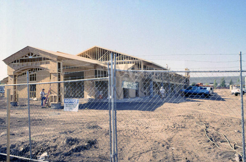 Building under construction, E. Apache Blvd.