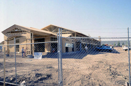 Building under construction, E. Apache Blvd.
