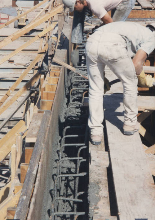 Girder Wall Pour Span 2