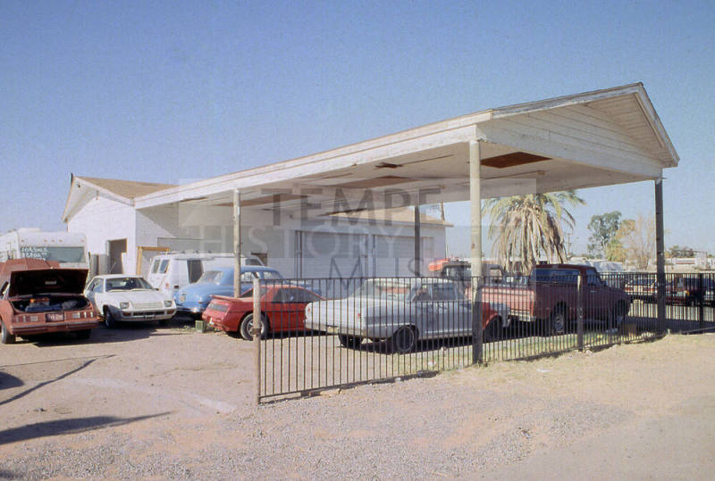 Closed Service Station, E. Apache Blvd.