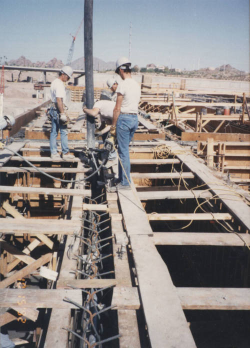 Girder Wall Pour Span 2