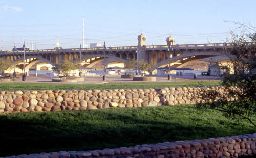 Mill Ave. bridge from Tempe Beach Park