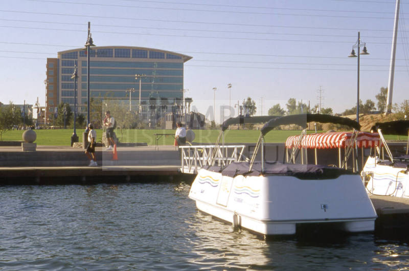 America West building from Town Lake