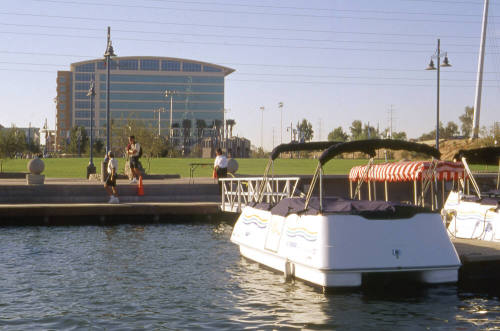 America West building from Town Lake