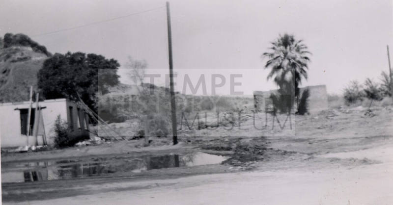 Photograph - View of Damaged San Pablo Barrio Building