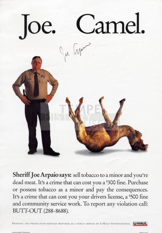 Joe Camel Tobacco Law Poster