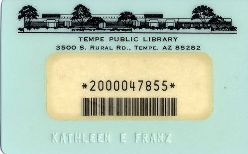 Tempe Public Library Card
