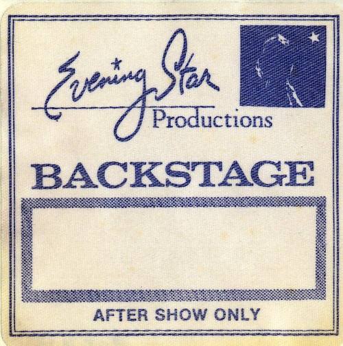 Evening Star Backstage Pass