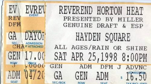 Reverend Horton Heat Ticket