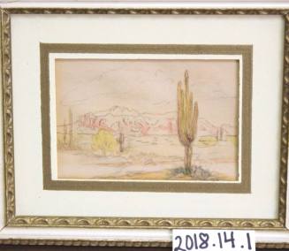Superstition Mountains by Guess E Birchett