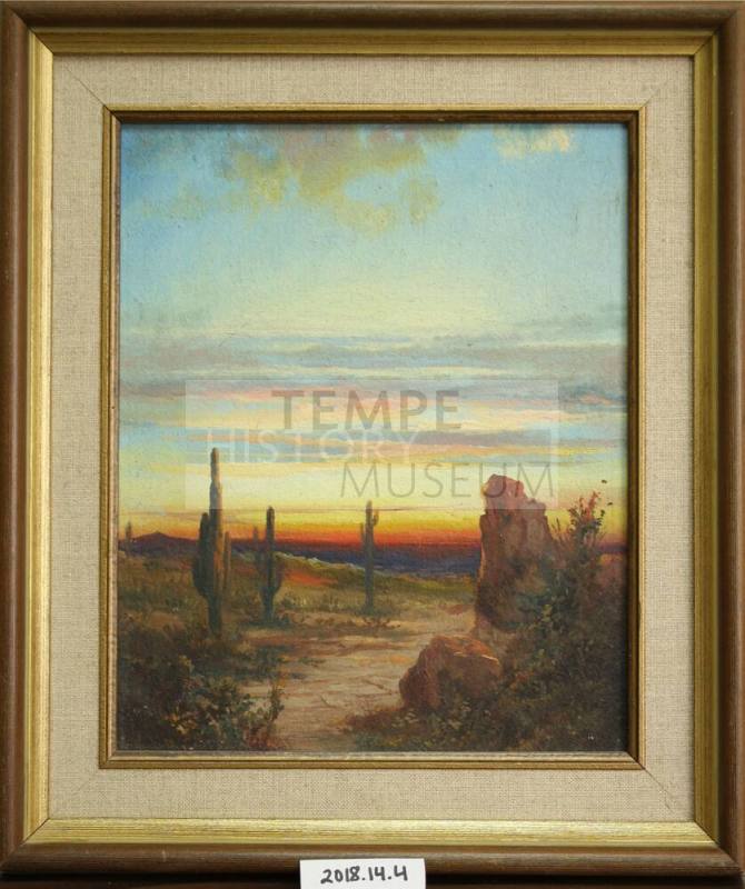 Desert Landscape by Guess E Birchett