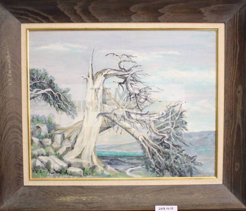 Seaside Landscape by Guess E Birchett