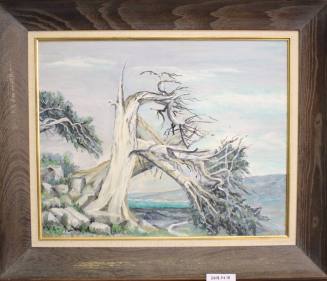 Seaside Landscape by Guess E Birchett