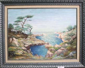 Seaside Landscape by Guess E Birchett