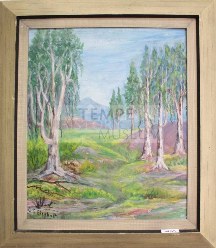 Forest Landscape by Guess E Birchett