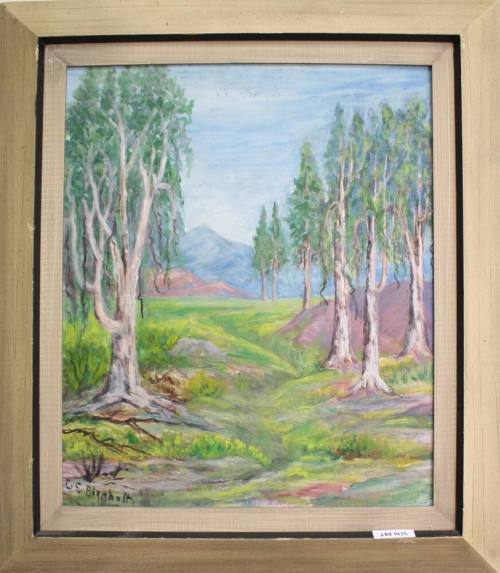 Forest Landscape by Guess E Birchett