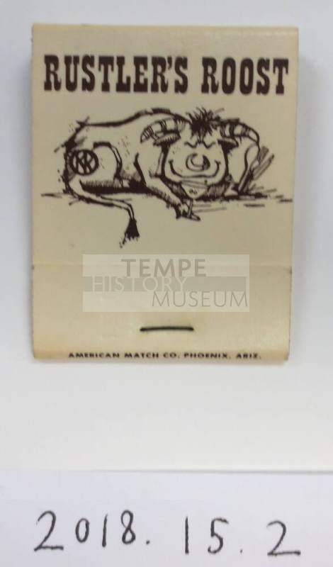Rustler's Roost Restraunt Matchbook