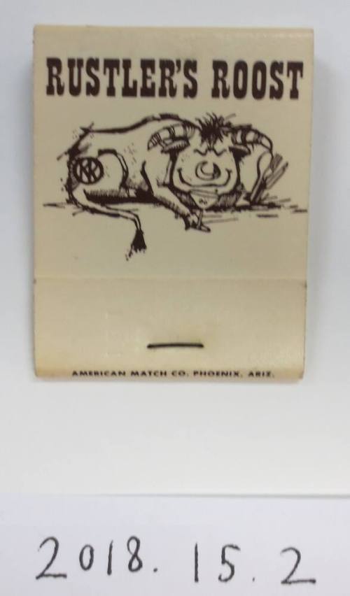 Rustler's Roost Restraunt Matchbook