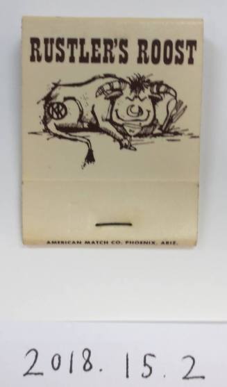 Rustler's Roost Restraunt Matchbook
