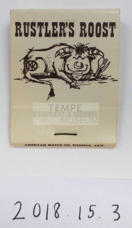 Rustler's Roost Restraunt Matchbook