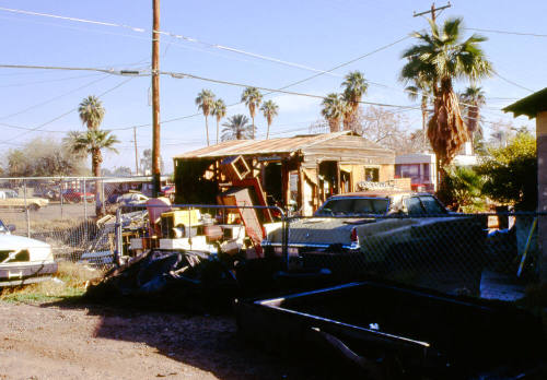 Junk in yard, Wildermuth Ave.