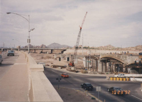 Spans 3 and 4 - P-4-8 in Background