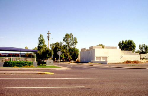 Apache Boulevard looking north at Cedar