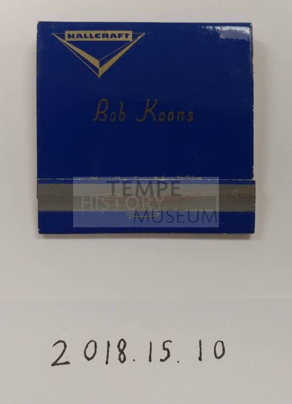 Bob Koons Hallcraft Townhouses Matchbook