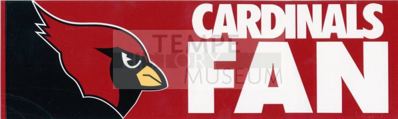 Cardinals Fan Bumper Sticker