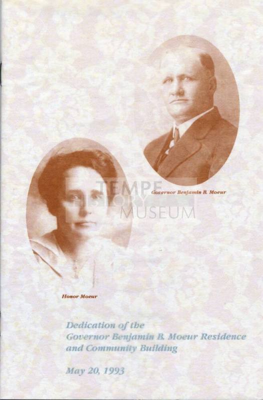 Dedication of Moeur Residence Invitation
