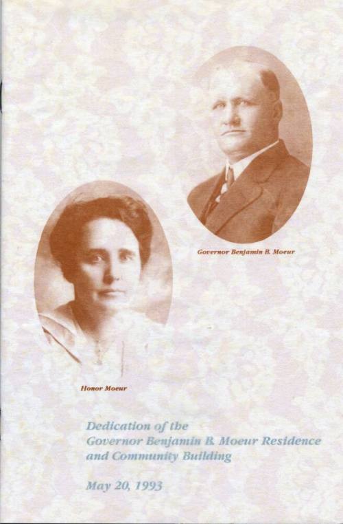 Dedication of Moeur Residence Invitation
