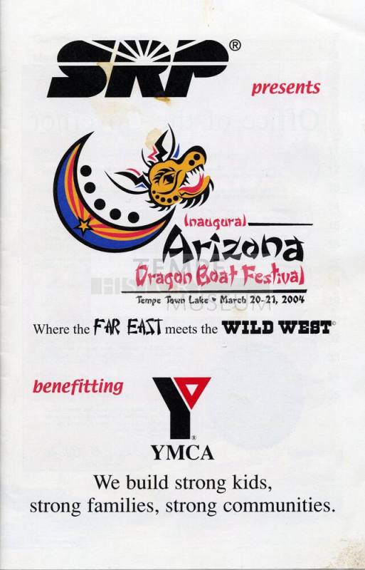Inaugural Arizona Dragon Boat Festival Program