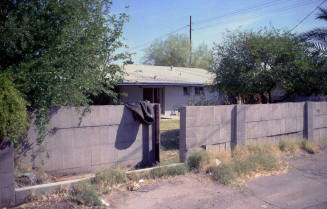 Alley Entrance to Backyard of 733 E. Solana Dr.