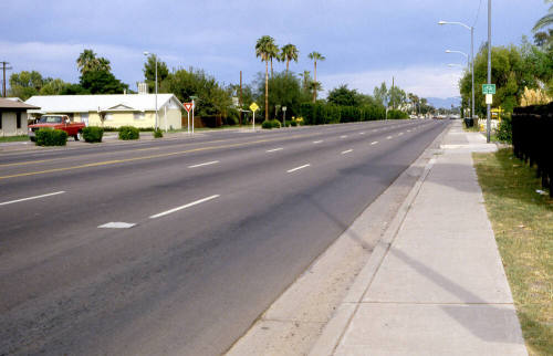 Broadway and Ventura, looking east