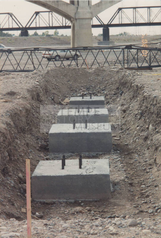 Span 6 Falsework Footings